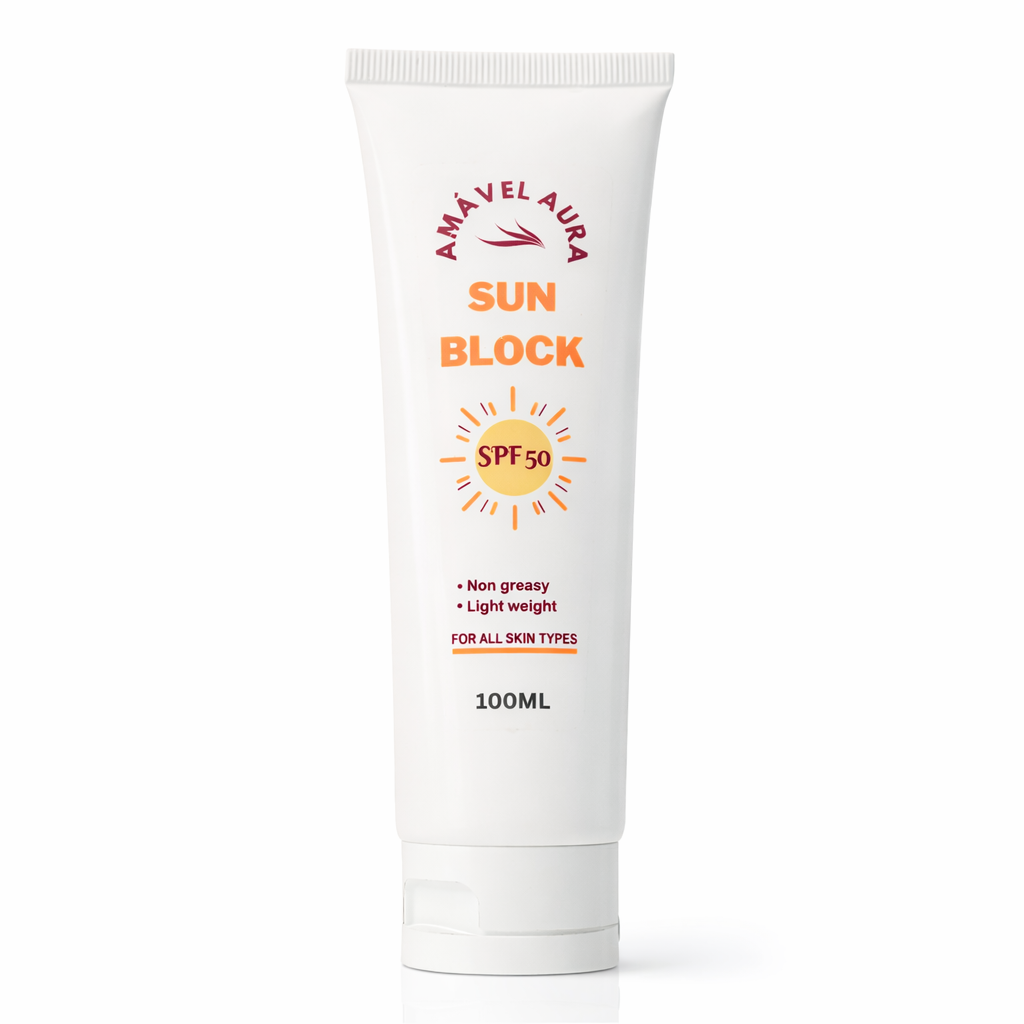 Sun Block SPF 50 — Lightweight, Non-Greasy UV Protection Cream for All Skin Types | 100ml